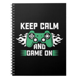 Ruhe und Spiel behalten Notizblock