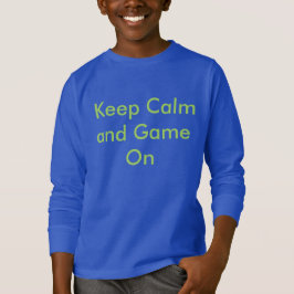 Ruhe und Spiel behalten T-Shirt