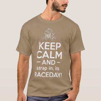 Ruhe und Strap in seinem Raceday Quad Bike Rider b T-Shirt