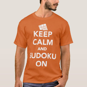 Ruhe und Sudoku behalten T-Shirt