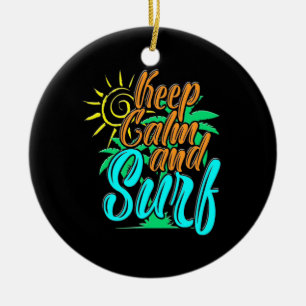 Ruhe und Sulf behalten Keramik Ornament