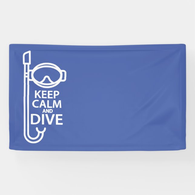 Ruhe und Tauchen behalten Banner (Horizontal)