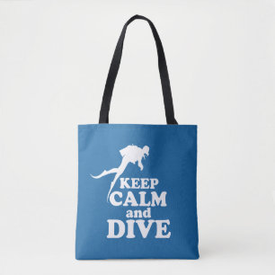 Ruhe und Tauchen behalten Tasche