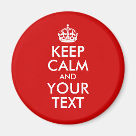 Ruhe und Text behalten Magnet