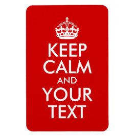 Ruhe und Text behalten Magnet