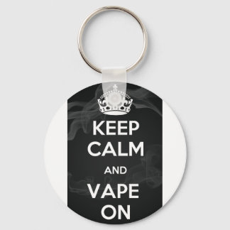 Ruhe und Vape behalten Schlüsselanhänger