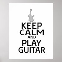 Ruhe und Wiedergeben der Gitarre behalten - Farbe