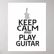 Ruhe und Wiedergeben der Gitarre behalten - Farbe