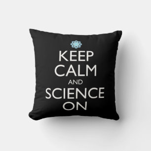 Ruhe und Wissenschaft behalten Kissen
