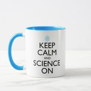 Ruhe und Wissenschaft behalten Tasse