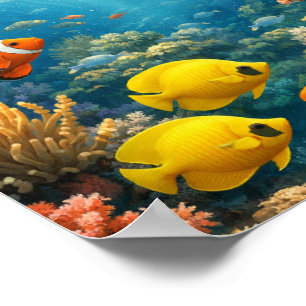 Ruhe unter den Wellen – Ozean Fisch Kunst Poster