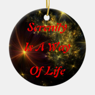 Ruhe-Verzierung Keramikornament