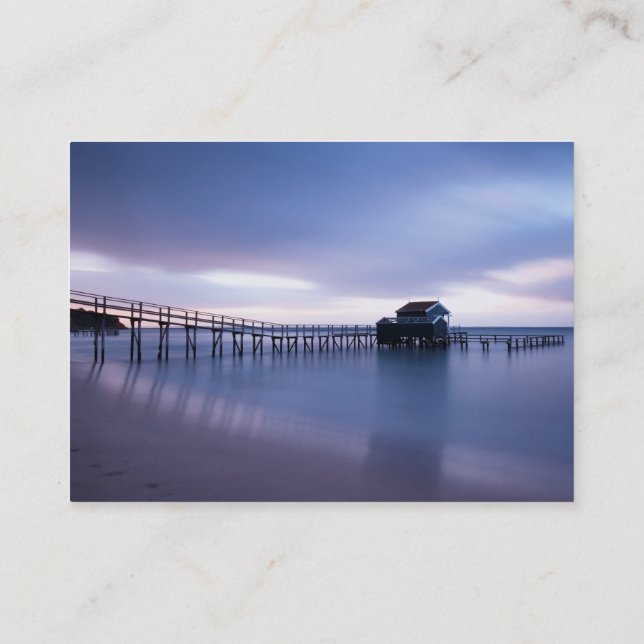 Ruhe Visitenkarte (Rückseite)