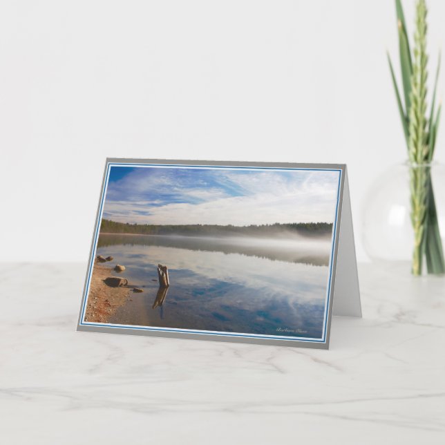 Ruhe: Walden Teich--communing mit der Seele Karte (Vorderseite)