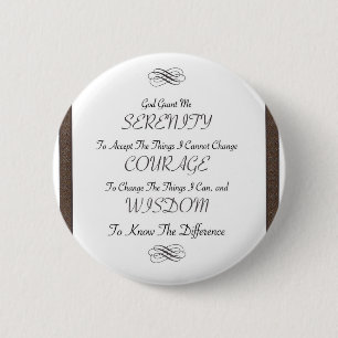 Ruhegebetsgedicht mit metallischer Goldordnung Button
