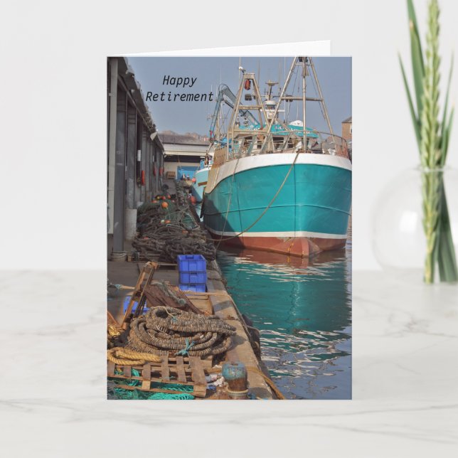 Ruhekarte für Fischereifahrzeuge Karte (Vorderseite)