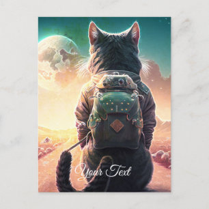 Ruhekatze. Postkarte