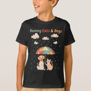 Ruhekatzen und Hunde Idiom _ Niedliches Kittelchen T-Shirt