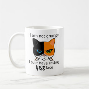 Ruhen Sie seine Gesichter Calico Cat - Vorteile PA Kaffeetasse