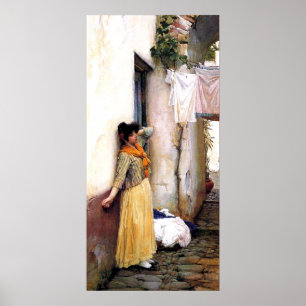 Ruhen von John William Waterhouse Poster