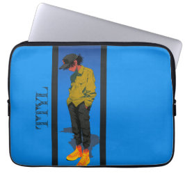 ruhen von Vibes, Aquamarin, Elektronik-Bag Laptopschutzhülle