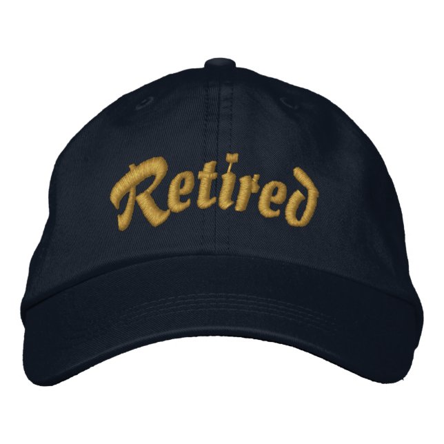 Ruhende bestickte Cap Kappe (Vorderseite)