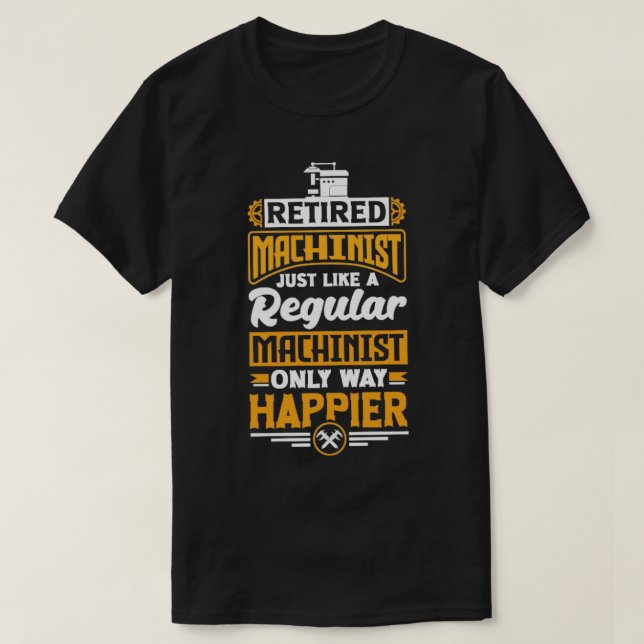 Ruhende CNC-Maschinenfabrik T-Shirt (Design vorne)