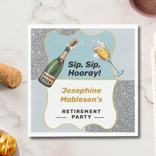 Ruhende Feier Party verlass tun Serviette