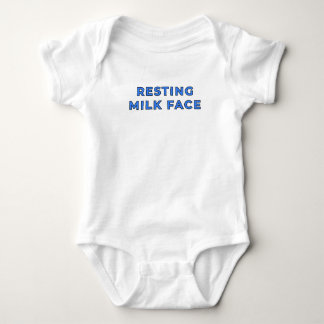 Ruhende Milchgesicht - Blau Baby Strampler