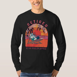 Ruhende PC-Unterstützung Techniker für Vintage Alt T-Shirt