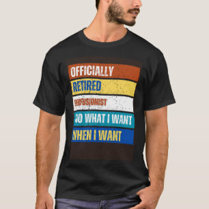 Ruhende perfusionäre Rente müde Perfusion T-Shirt