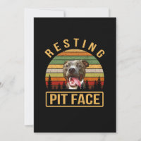 Ruhende Pitbullenfläche