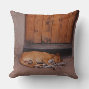 Ruhender Hund Kissen