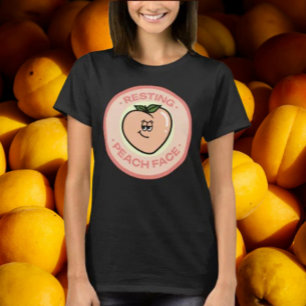 Ruhendes Pfirsichgesicht T-Shirt