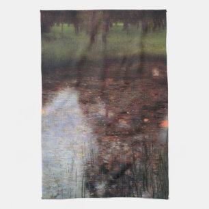 Ruher See auf Schloss Kammer, Gustav Klimt Geschirrtuch