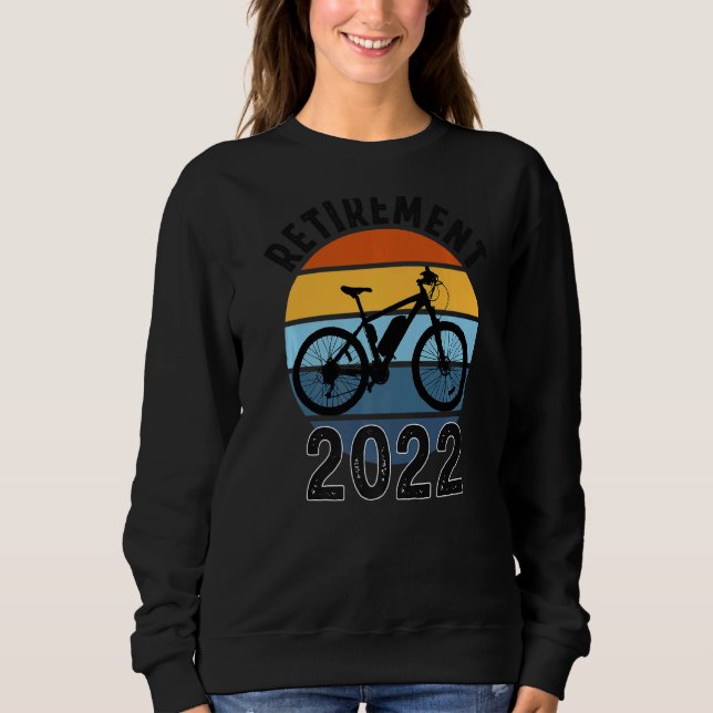 Ruhestand 2022 Ebike Electric Biking Sweatshirt (Vorderseite)