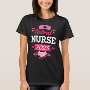 Ruhestand 2023 Rente 2023 Floral Print Nu T-Shirt