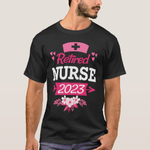 Ruhestand 2023 Rente 2023 Floral Print Nu T-Shirt