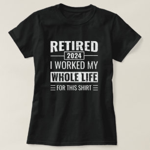 Ruhestand 2024 Sonstiges Geschenke offiziell ersch T-Shirt