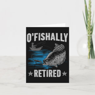 Ruhestand 2025 Fischerei Fischer O-fish-ally Reti Karte