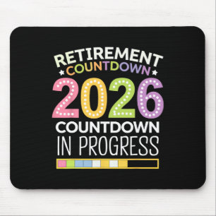 Ruhestand Cl Von 2026 Lehrer Countdown Lädt  Mousepad