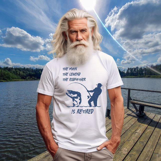 Ruhestand Fischen der Großfische Rodvater T-Shirt (Von Creator hochgeladen)