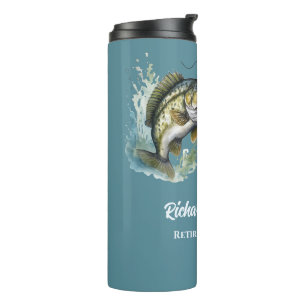 Ruhestand Gan Fishing Big Fish Rumüde Fischer Thermosbecher