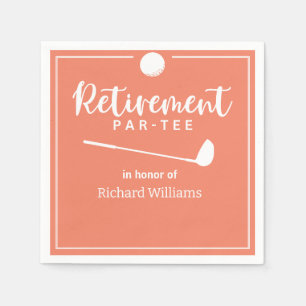 Ruhestand Golf Ball T-Shirt Flag Modern Pech Serviette