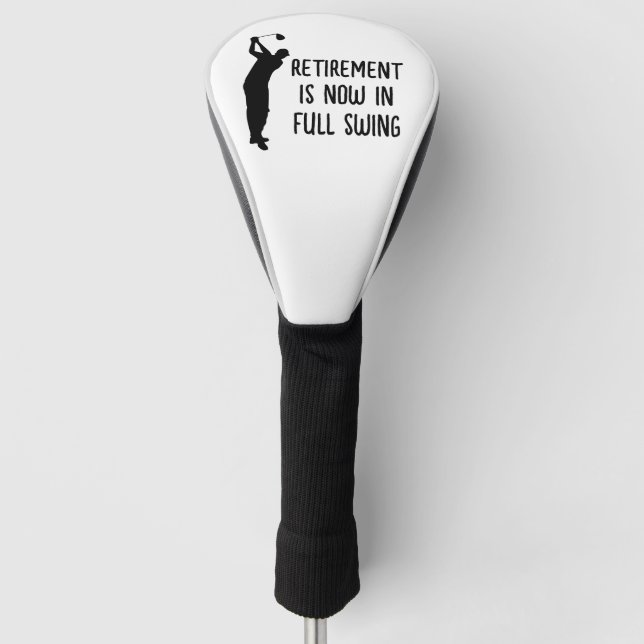 Ruhestand Golfer Birthday Ruhestand glücklich Rent Golf Headcover (Vorderseite)