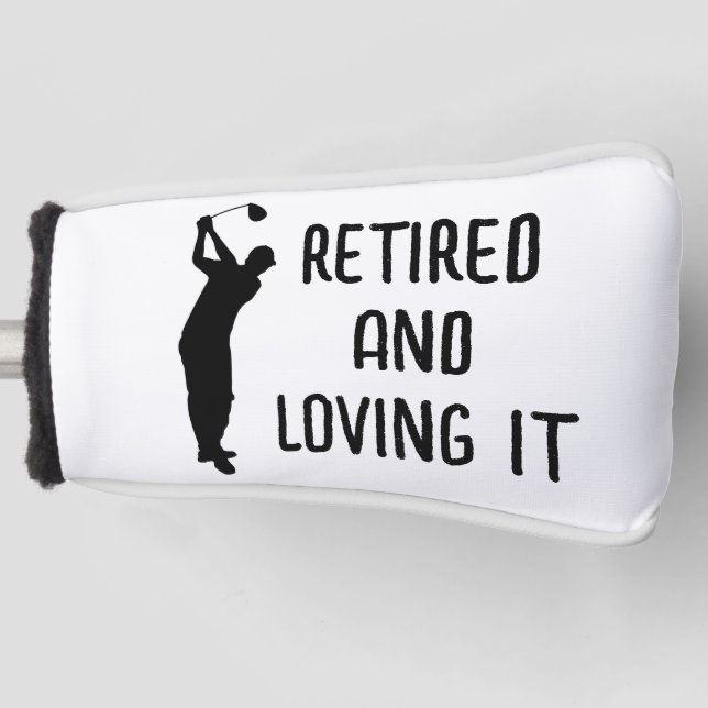 Ruhestand Golfer Birthday Ruhestand glücklich Rent Golf Headcover (Vorderseite)