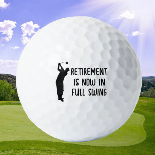 Ruhestand Golfer Birthday Ruhestand glücklich Rent Golfball