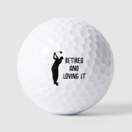 Ruhestand Golfer Birthday Ruhestand glücklich Rent Golfball