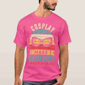 Ruhestand Großes ermüdetes Cosplayer Cosplay T-Shirt