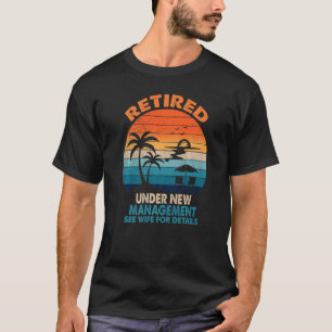 Ruhestand im Rahmen der Vintagen Rentenversicherun T-Shirt